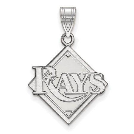 Large Diamond Logo - davidjewelerspa - Tampa Bay Rays Logo LARGE Diamond Shape Pendant ...