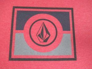 Large Diamond Logo - VOLCOM DIAMOND LOGO RED T SHIRT