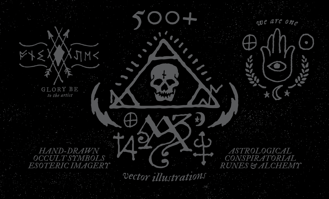 Occult Logo - 500+ Occult Symbols and Esoteric Designs - Vector Collection