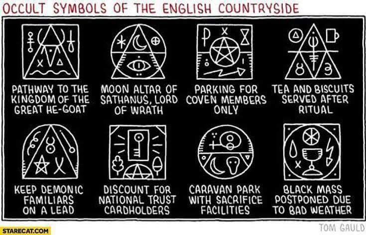 Occult Logo - Occult Symbols of the English Countryside. The Witches' Circle Amino