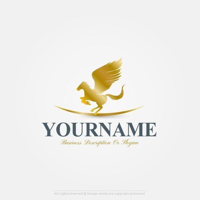 Pegasus Logo - Make Your Own Pegasus logo templates Free with Our Logo designer Maker