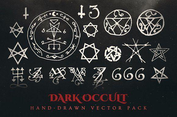 Occult Logo - Complete Esoteric Occult Design Kit Illustrations Creative Market