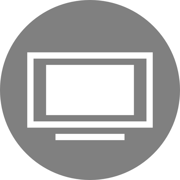 TV Circle Logo - Tv Icon Clip Art clip art online, royalty free