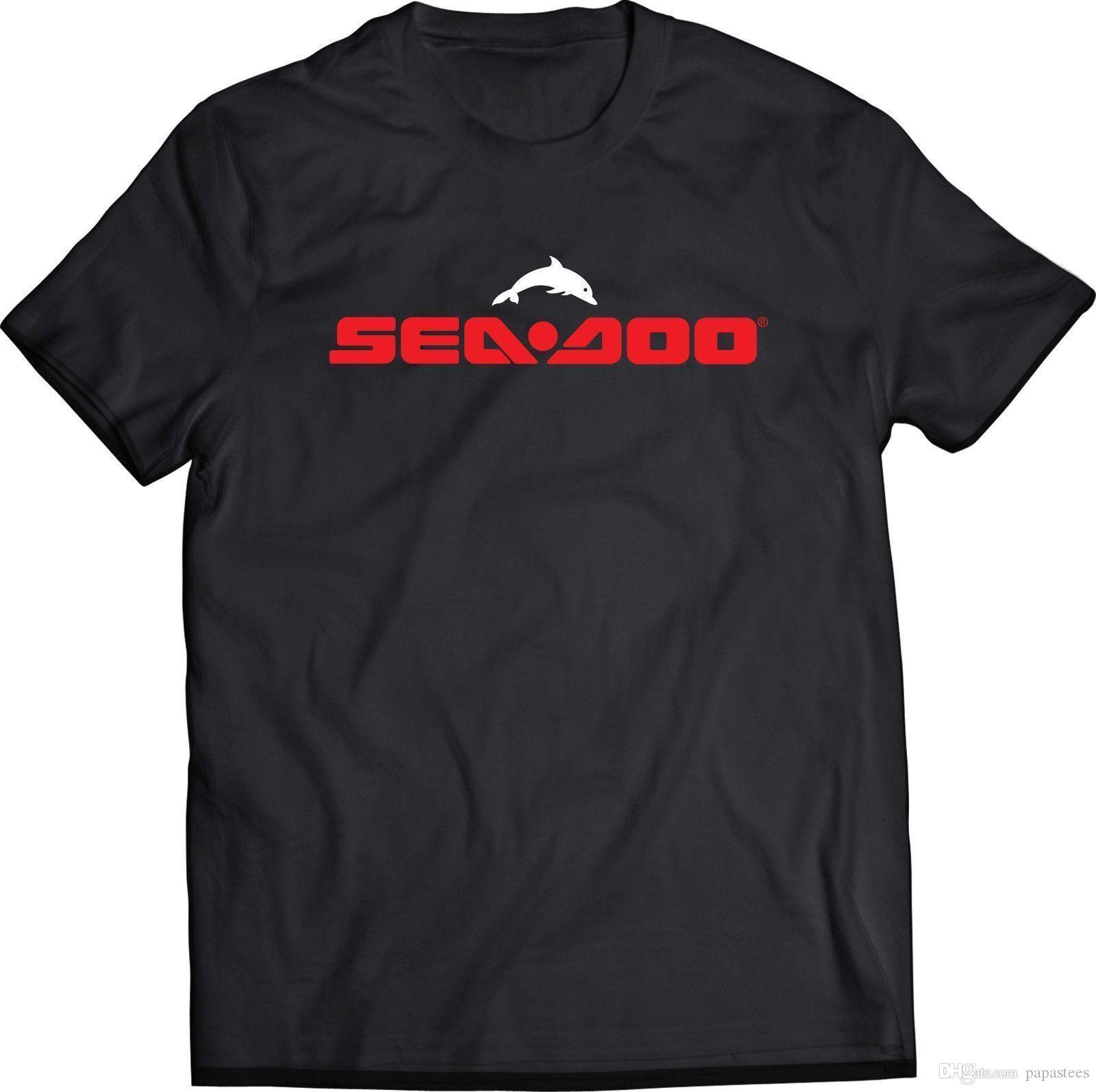 Awesome Jet Logo - Sea Doo Watercraft Jet Boats Logo Black T Shirt Awesome Tee Shirt ...