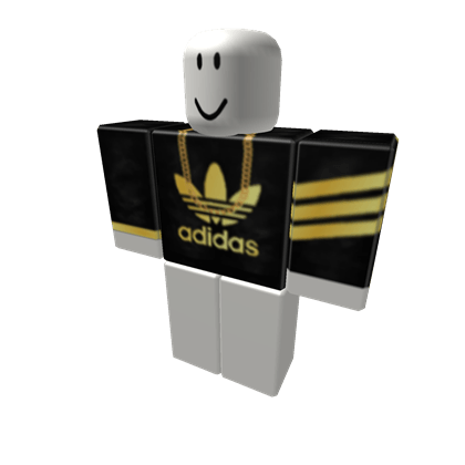 Gold Adidas Logo - Gold Adidas Logo! With gold chain! NEW BRAND CHEAP - Roblox
