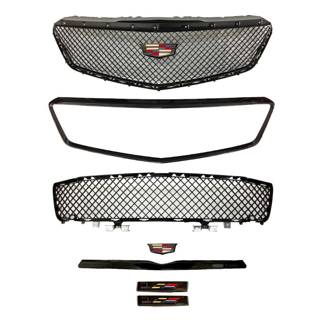 Black Cadillac V Logo - CTS-V Blacked Out Grille and Emblem Kit – RENICK PERFORMANCE