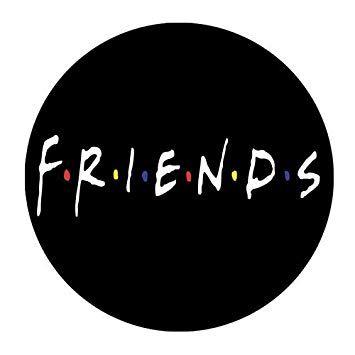 TV Circle Logo - Classic Friends TV Show Poster Mousing Surface Customized Round