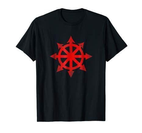 Occult Logo - Amazon.com: Chaos Symbol T-Shirt - Vintage Chaos Magic Occult Logo ...