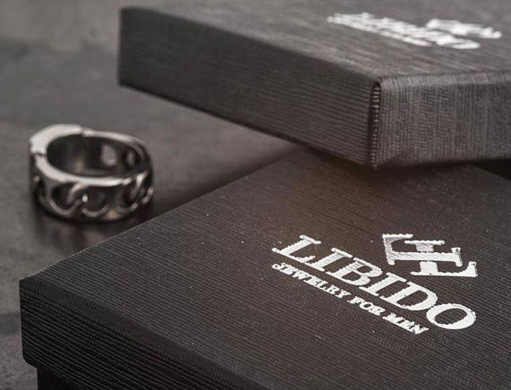 Rectangle with Silver Lion Logo - Men's-Sterling-Silver-Lion-Ring-5 - Awesome Stuff 365