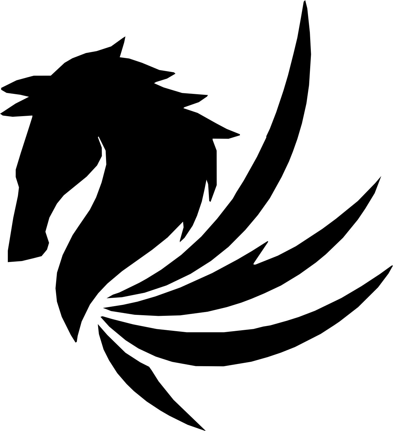 Pegasus Logo - Clipart - Winged Pegasus logo