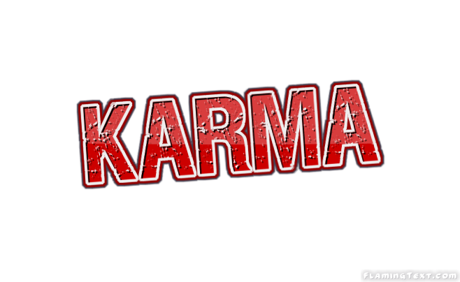 Karma Logo - Karma Logo. Free Name Design Tool from Flaming Text