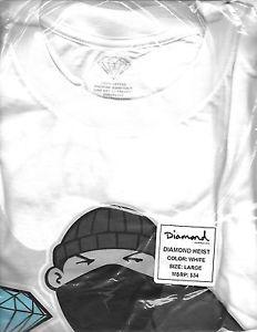 Cartoon Diamond Supply Co Logo - Diamond Supply Co. Heist Tee ss White Large | eBay