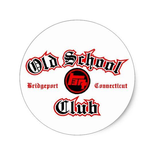 Old School Toyota Logo - old school toyota club classic round sticker | Zazzle.com