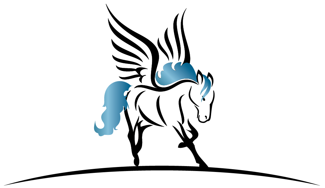 Pegasus Logo - online Logo Maker Free Wings Pegasus Logo Template