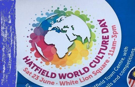 White Lion with Blue Square Logo - Hatfield World Culture Day 2018 | Heritage Hub
