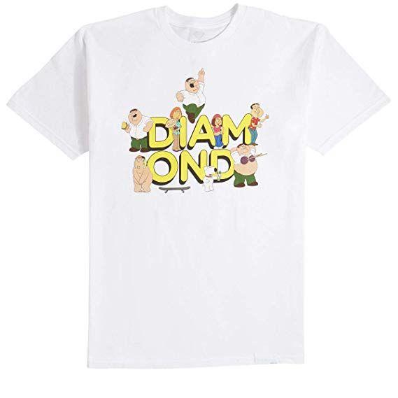 Cartoon Diamond Supply Co Logo - Diamond Supply Co T-Shirt X Family Guy White M (Medium): Amazon.co ...