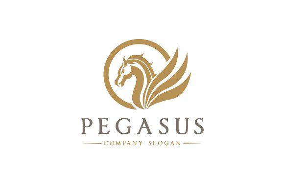 Pegasus Logo - Pegasus Logo Logo Templates Creative Market