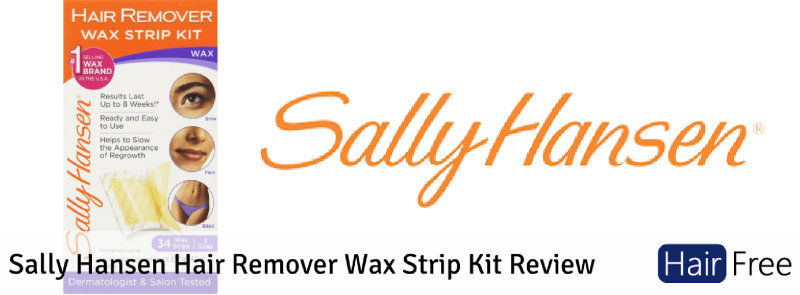 The Sally Hansen Logo - Sally Hansen Hair Remover Wax Strip Kit Review - Hair Free Life