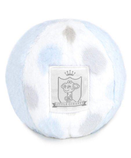 Blue Dot Crown Logo - Little Giraffe Blue Dot Plush Nursing Pillow | zulily