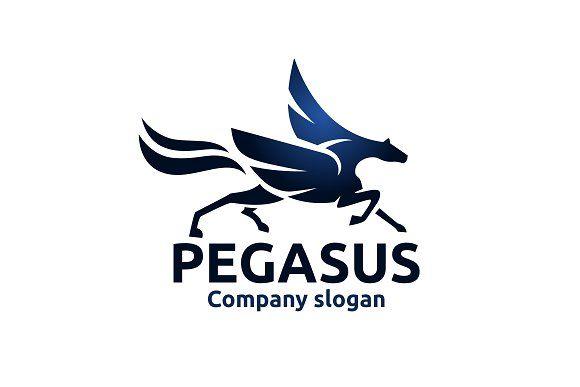 Pegasus Logo - Pegasus Logo Templates Creative Market