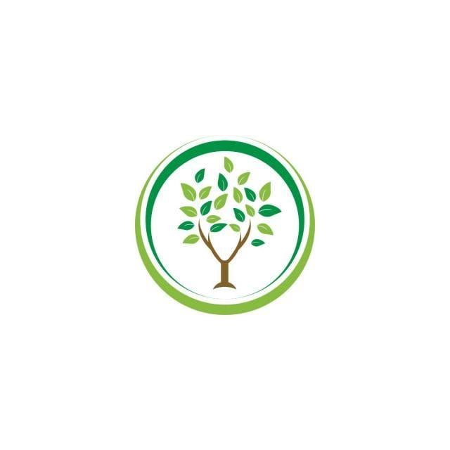 Elegant Green Leaf Logo - Elegant Circle Tree Leaf Agriculture Logo Design Template Vector ...