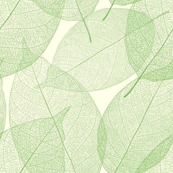 Elegant Green Leaf Logo - Elegant green leaves background vector graphics. My Free Photohop