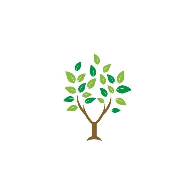 Elegant Green Leaf Logo - Elegant Tree Leaf Agriculture Logo Design Template Vector, Abstract