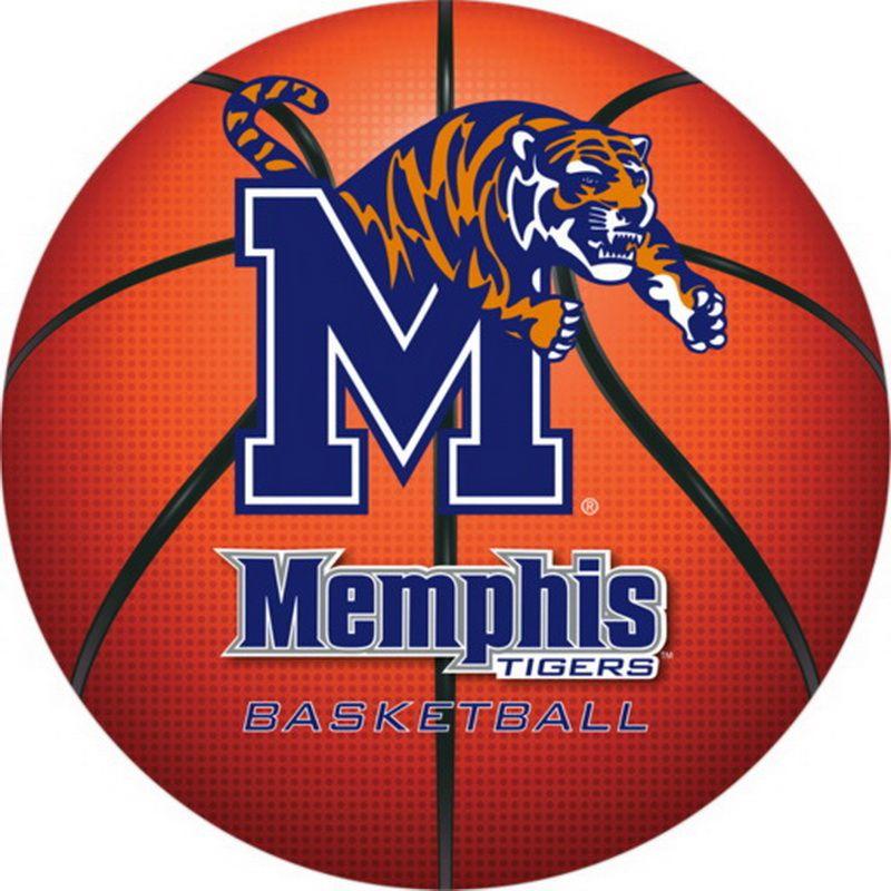 Tiger Basketball Logo - Opentip.com: Fathead 61 61945 Memphis Tigers Basketball Logo REAL