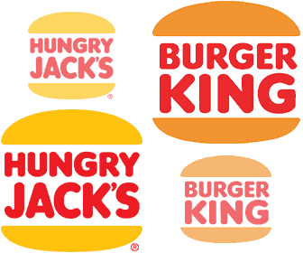Orange Jack Logo - Hungry Jack's Logo History | FindThatLogo.com