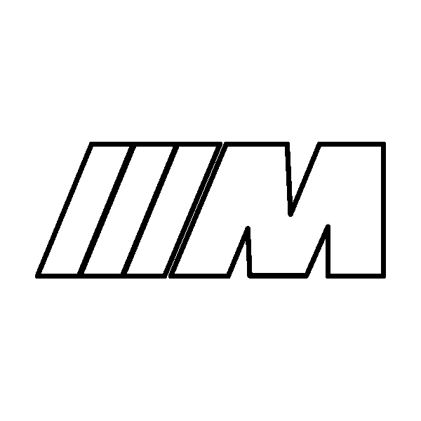 White BMW M Logo - Перейти в раздел контакты. Наклейка BMW M series. - 10 September ...