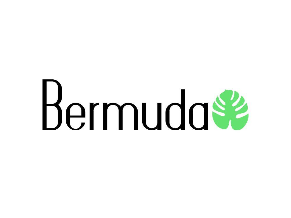 Elegant Green Leaf Logo - Bermuda Logo