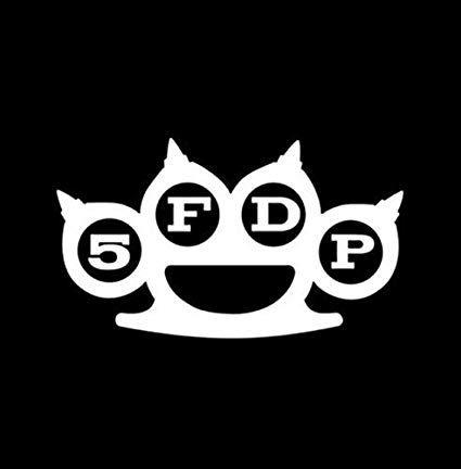 Ffdp Logo - Amazon.com: FIVE FINGER DEATH PUNCH KNUCKLE ROCK BAND SYMBOL 6 ...