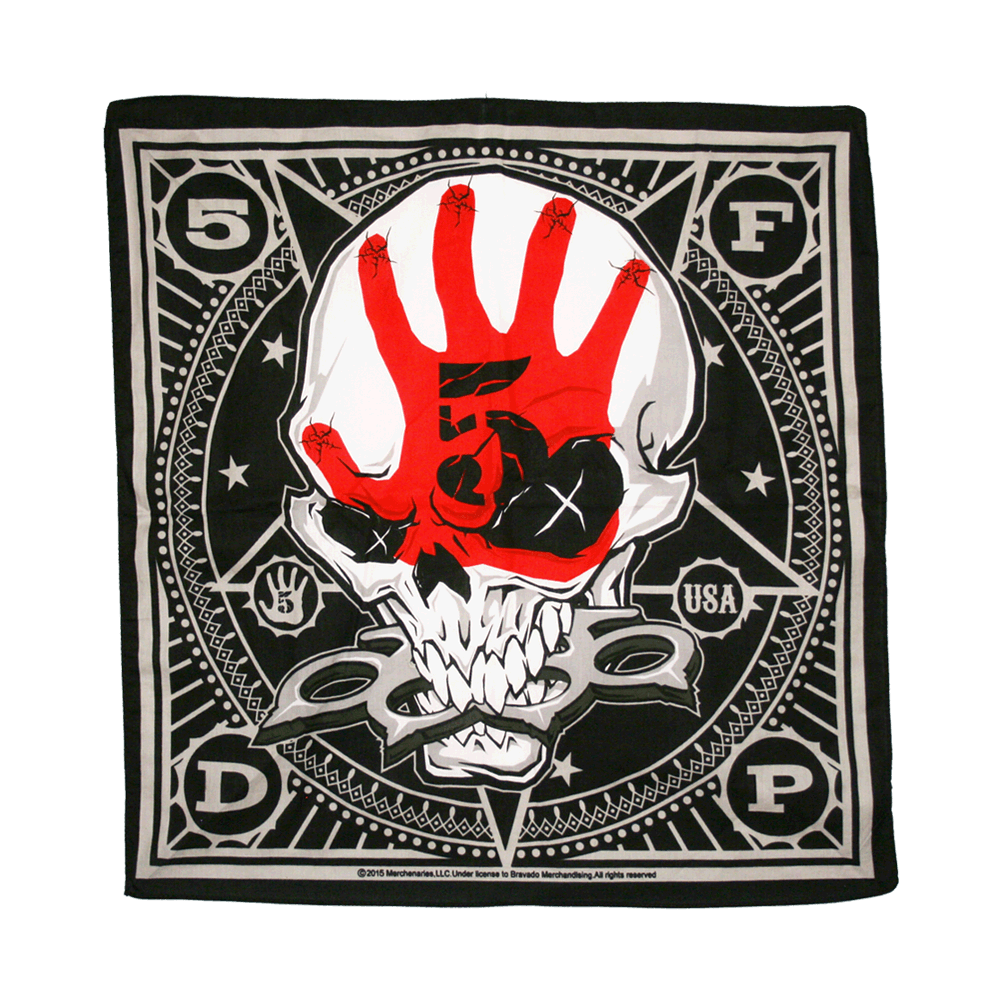 Five Finger Death Punch Logo - Obey Bandana – Five Finger Death Punch