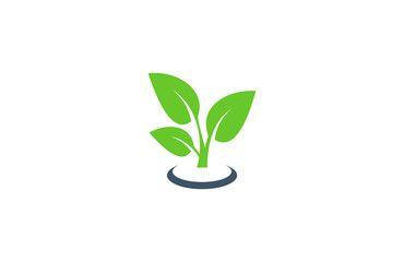 Plant Logo - Logo Plant Photo, Royalty Free Image, Graphics, Vectors & Videos