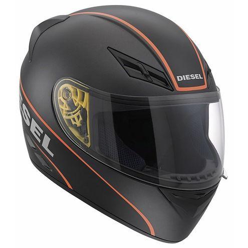 Orange Jack Logo - Integral Motorcycle Helmet Full-Jack Diesel Multi Logo Black Matte ...