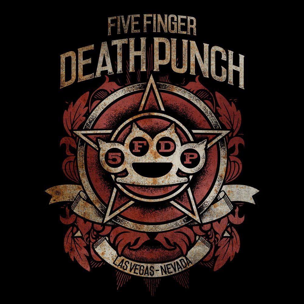 Five Finger Death Punch Logo - Five Finger Death Punch. Badge Of Honor (Black)