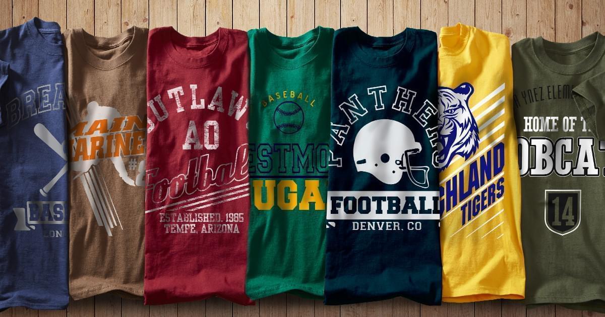 Sports Clothing and Apparel Logo - High School Apparel, College Fan Gear, Pro Sports Clothing