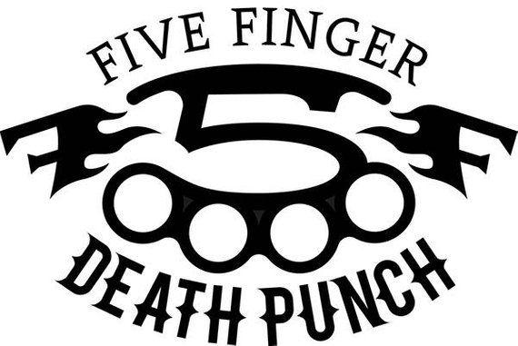 Five Finger Death Punch Logo - Five Finger Death Punch Decal | Etsy