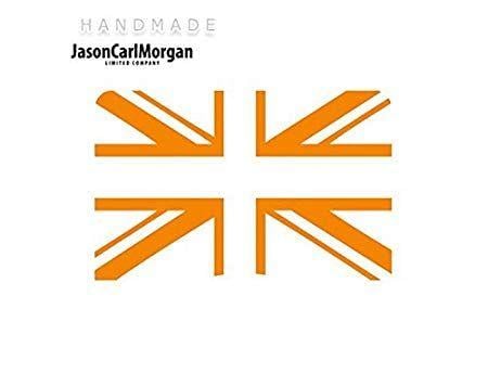 Orange Jack Logo - JasonCarlMorgan JCMÂ Iron On Transfer Decal, Union Jack Neon Orange ...