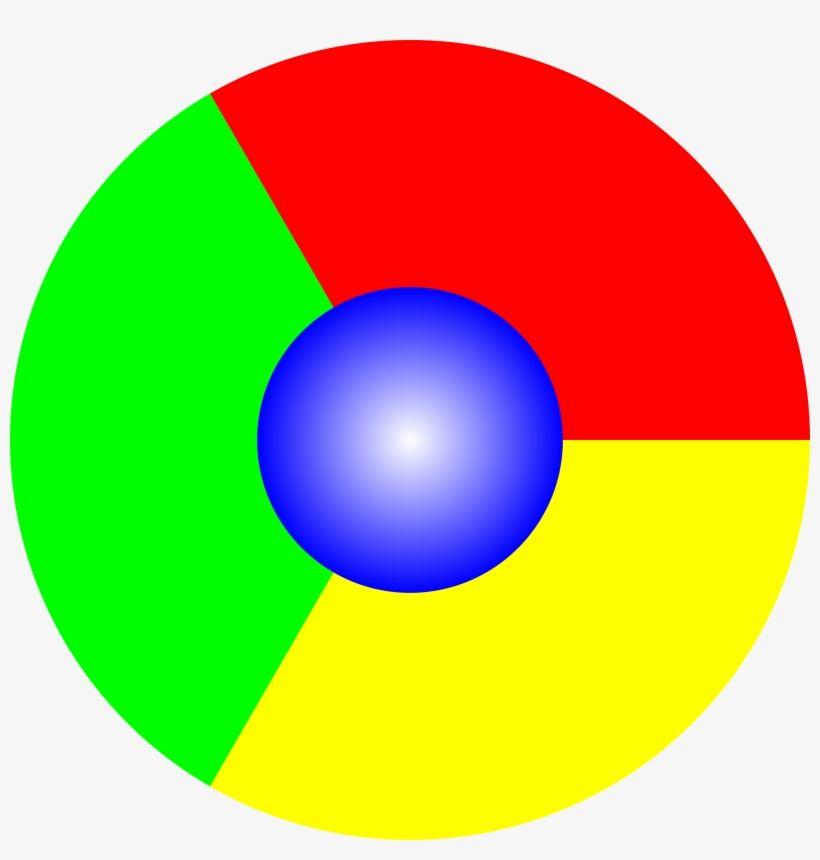 Original Chrome Logo - Open Google Chrome Logo Transparent PNG