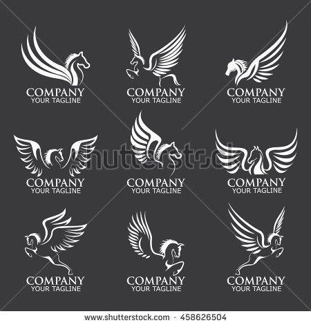 Pegasus Logo - Pegasus logos | Viking 1 | Pinterest | Pegasus logo, Logos and Pegasus