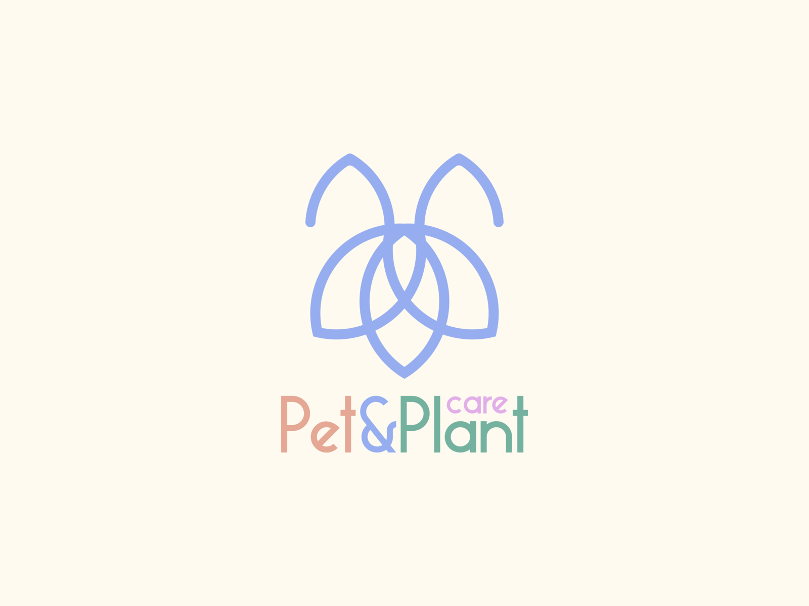 Plant Logo - Pet and Plant Logo