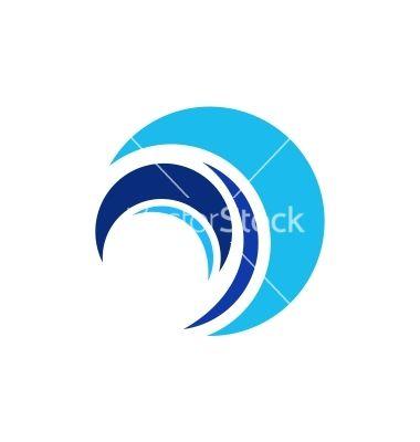 Blue Circle Wave Logo - Circle wave logo sphere elements water symbol vector | Sisterhood ...