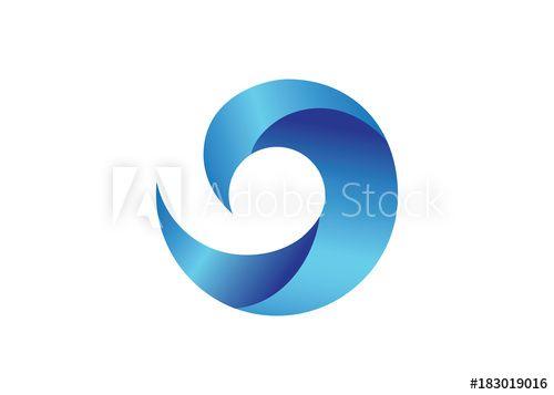 Circle Wave Logo - abstract 3d circle wave logo - Buy this stock vector and explore ...