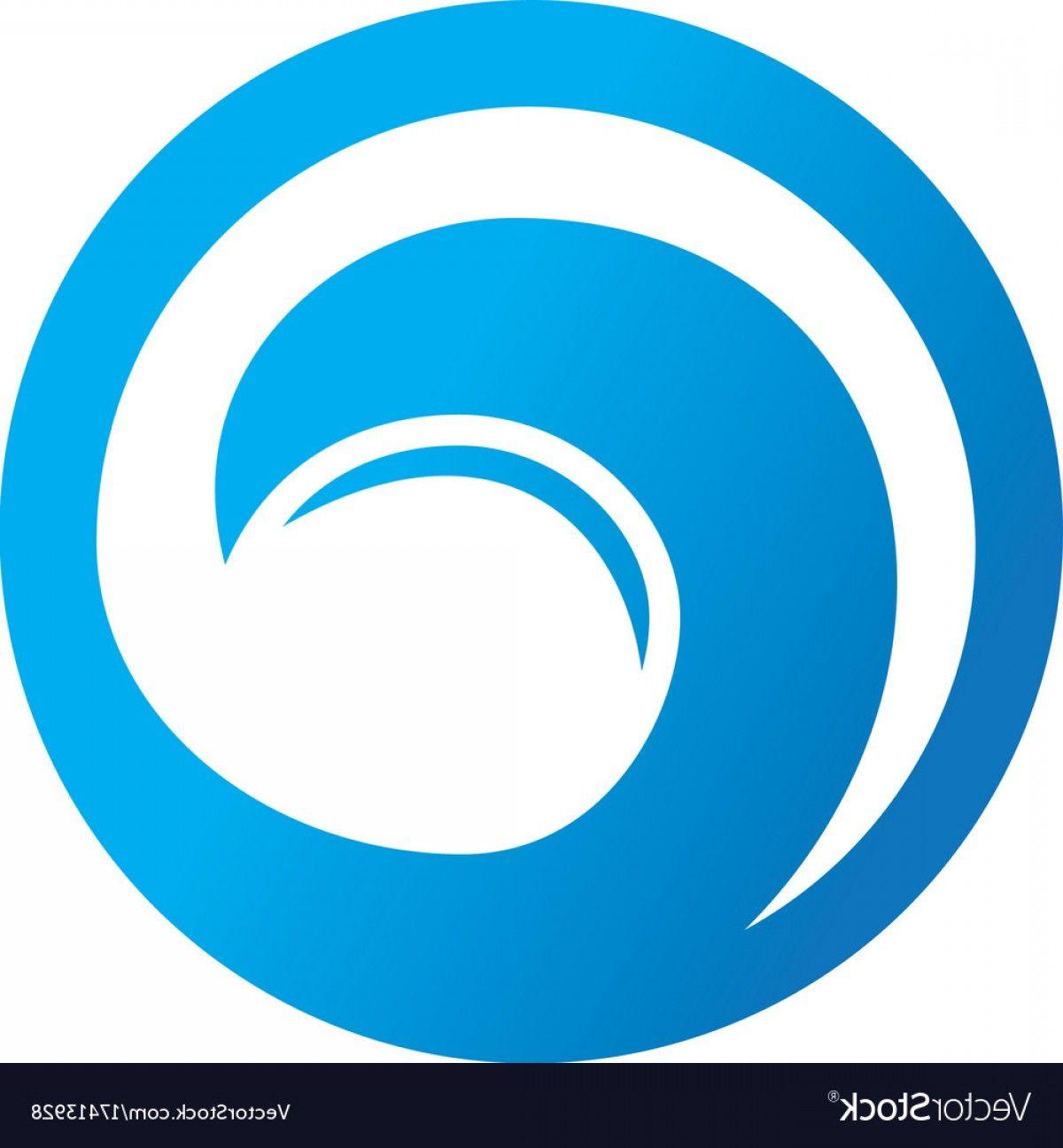 Circle Wave Logo - Circle Wave Sign Logo Vector | SHOPATCLOTH