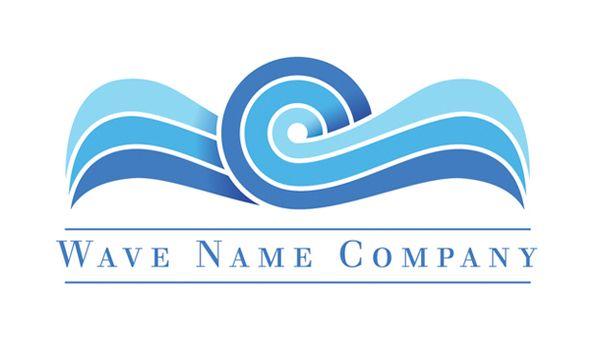 Circle Wave Logo - Blue Wave Logo design by Freshalex on Behance
