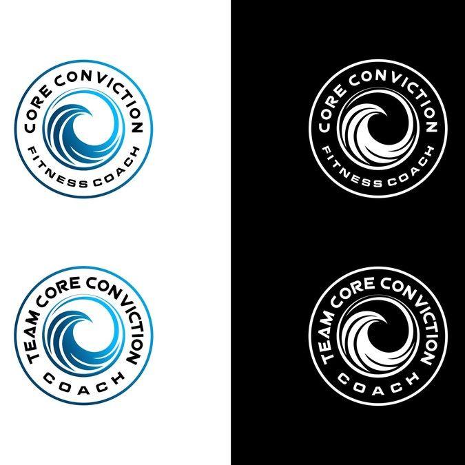 Circle Wave Logo - Circular ocean wave logo for Core Conviction | Logo & brand identity ...