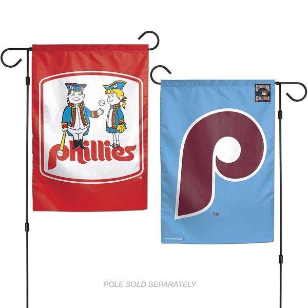 Retro Phillies Logo - Philadelphia Phillies Throwback Retro Logo Garden Flag