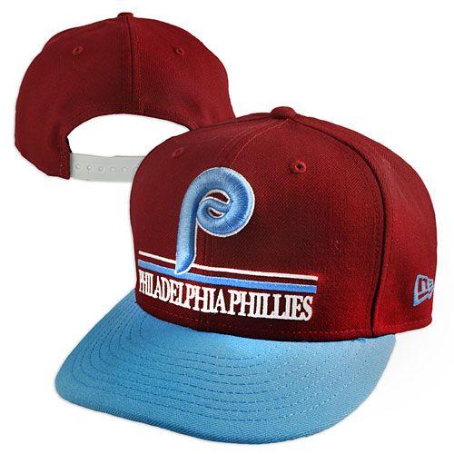 Retro Phillies Logo - Philadelphia Phillies Retro Underline Logo Snapback Adjustable Cap