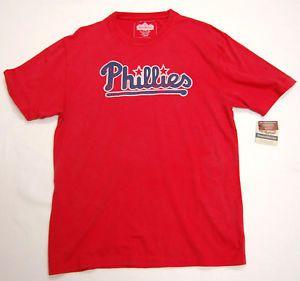 Retro Phillies Logo - MLB Philadelphia Phillies Vintage Retro Logo T-Shirt By Red Jacket ...